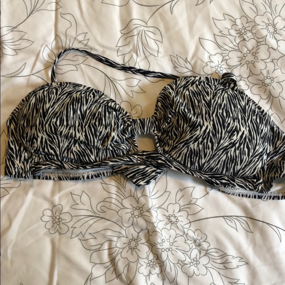 Zebra Bathing Suit Top